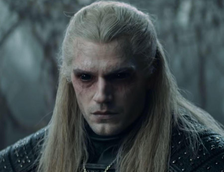 Henry Cavill as The Witcher.